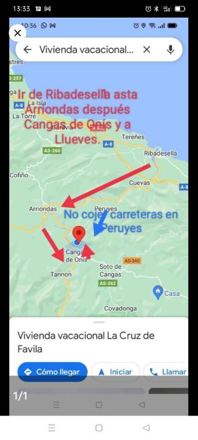 Casa La Cruz A 2Km De Onís المظهر الخارجي الصورة